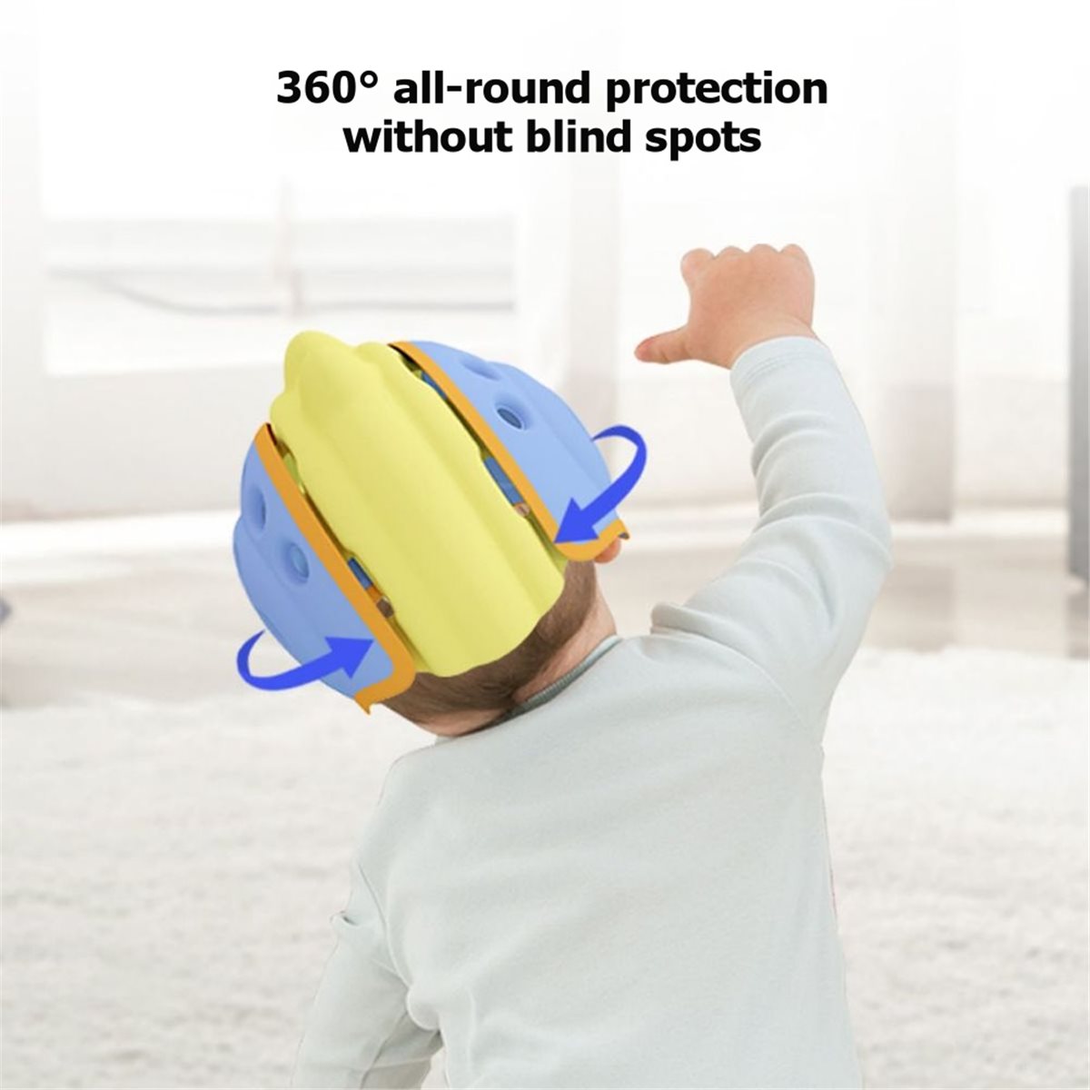 Infant Head Protector - นิวเอ 10 อาร์อุปกรณ์ป้องกันศีรษะเด็ก หมวกนิรภัยสำหรับเด็กทารกแบบนุ่มสำหรับการคลานและการเดิน ป้องกันการชน ระบายอากาศได้