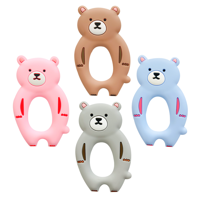 Baby Products List - ของเล่นกัดสำหรับเด็กทารก รูปทรงสัตว์ทำจากซิลิโคน 1 ชิ้น ของเล่นกัดสำหรับเด็ก ของขวัญสำหรับการเลี้ยงลูก