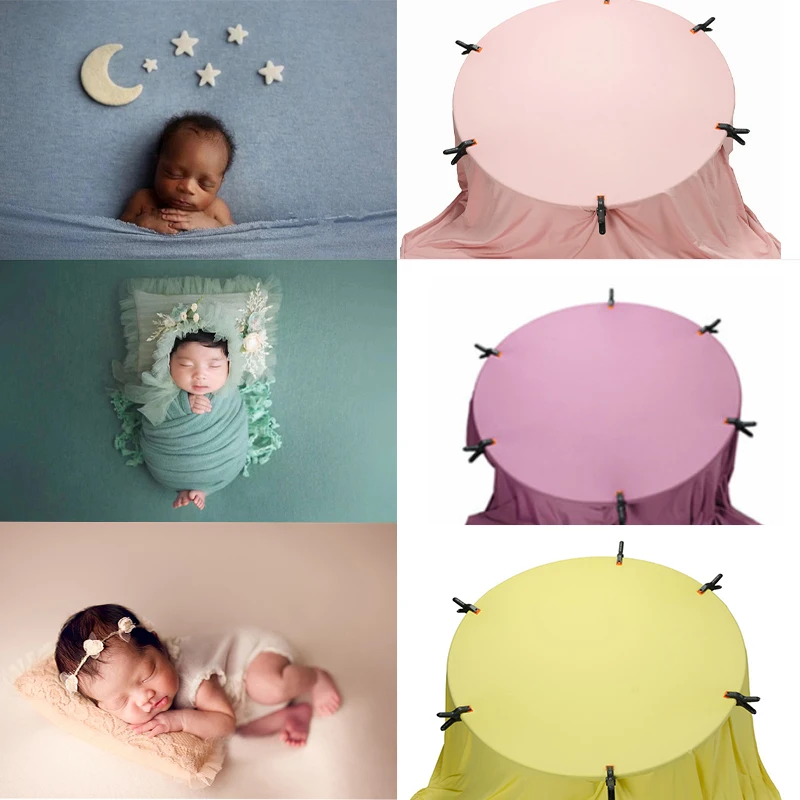 Baby Swaddle Blanket - 150X170 ซม.ทารกแรกเกิดการถ่ายภาพ Props ฉากหลังห่อชุดผ้านุ่มยิงสตูดิโออุปกรณ์เสริมเด็กวางกรอบผ้าห่ม