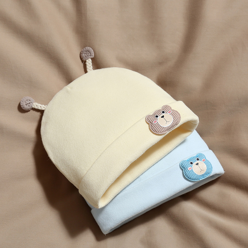 Infant Head Protector - 6-12Month เด็ก Beanies น่ารักการ์ตูนทารกแรกเกิดทารกในครรภ์หมวกฤดูใบไม้ร่วงฤดูหนาวเด็กป้องกันศีรษะหมวกทารกถักหมวก