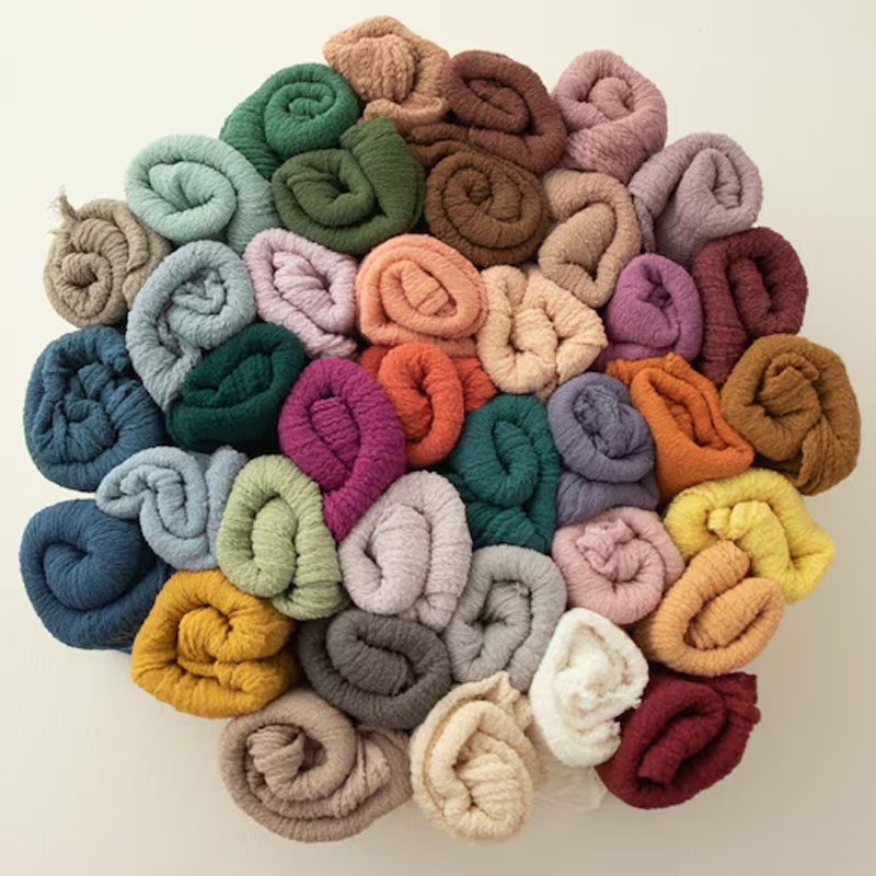 Baby Swaddle Blanket - 1 ชิ้น/ถุงห่อตัวสำหรับถ่ายภาพทารกแรกเกิดผ้ากอซฟองนุ่มสำหรับถ่ายภาพเด็กอุปกรณ์ประกอบฉากยืดผ้าห่อตัวสำหรับทารกแรกเกิด