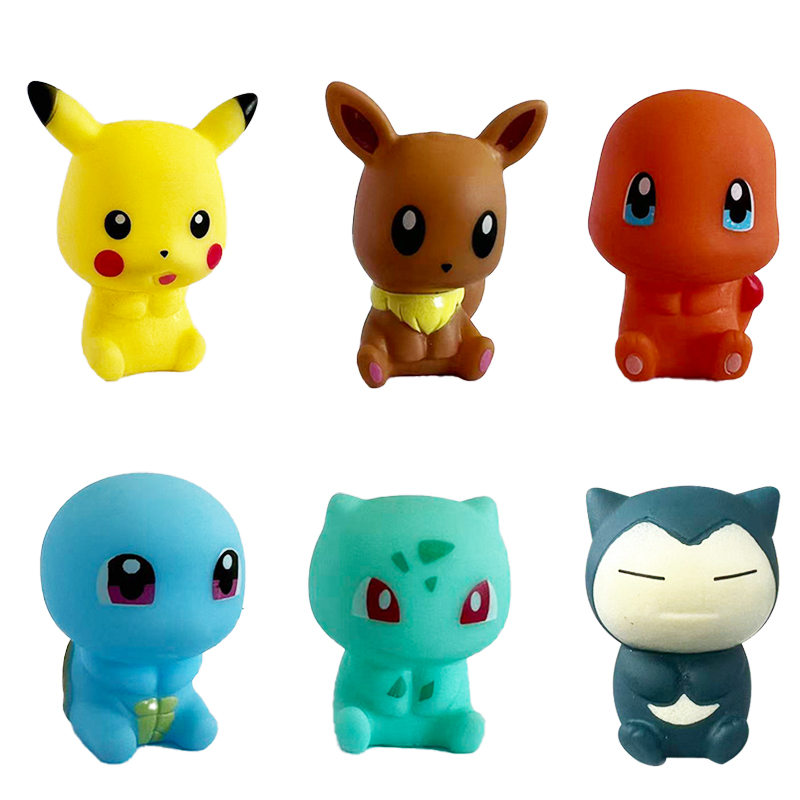 6 ชิ้นโปเกมอนของเล่นอาบน้ำปิกา - Baby Products Gift Set บทวิจารณ์และราคา