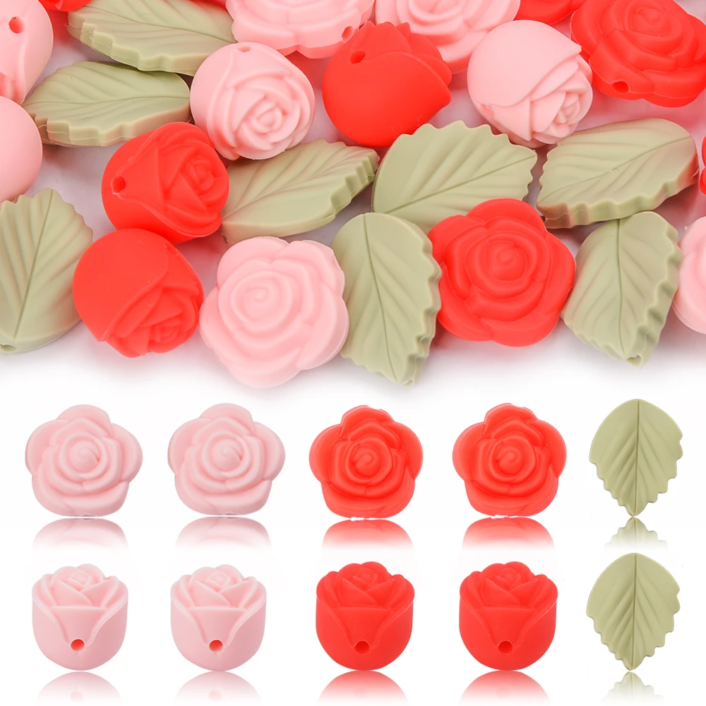 LOFCA 30 ชิ้น Rose ซิลิโคนลูกป - Baby Products List บทวิจารณ์และราคา