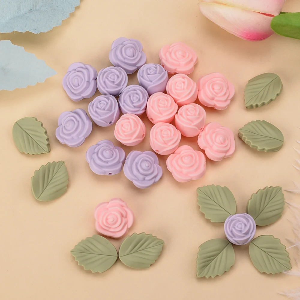 LOFCA 30 ชิ้น Rose ซิลิโคนลูกป - Baby Products List บทวิจารณ์และราคา