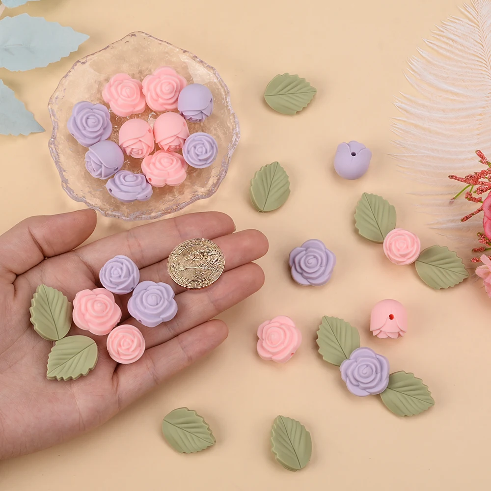 LOFCA 30 ชิ้น Rose ซิลิโคนลูกป - Baby Products List บทวิจารณ์และราคา