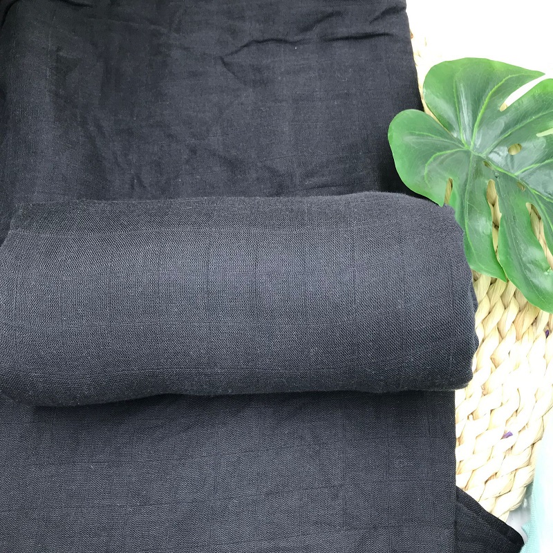 ผ้าห่อตัวเด็กสีดำล้วน ผ้ามัสลิ - Baby Swaddle Blanket บทวิจารณ์และราคา
